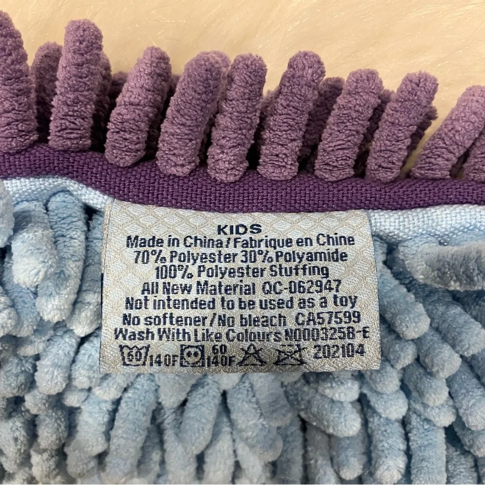 Norwex Mermaid Pet to Dry BacLock Microfiber Kids Bathroom Hand Towel Plush